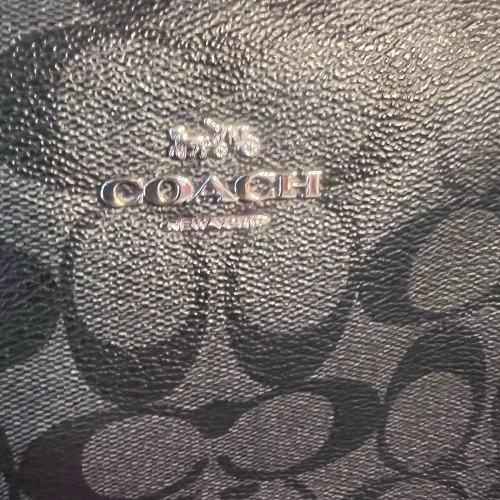 Coach Draw String Carry All Signature Canvas Bag - image 6